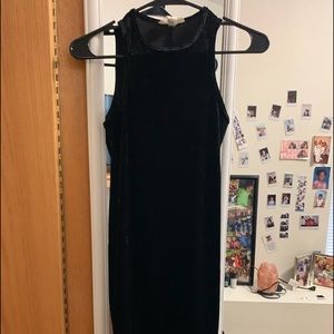 Velvet razorback bodycon